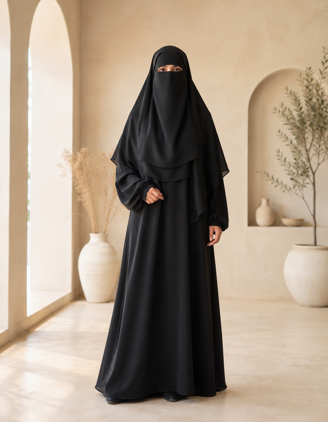 Classic Double Layer Niqab